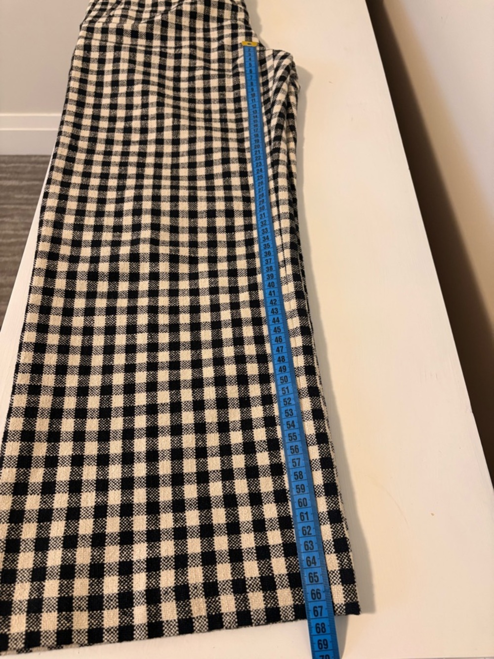 SEZANE MARTIN CROP TROUSERS
Black and Ecru Gingham 36 - Picture 13 of 13